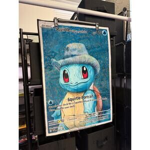 Custom 1 of 1 Pokemon** Squirtle Rug - Soft Material - RARE